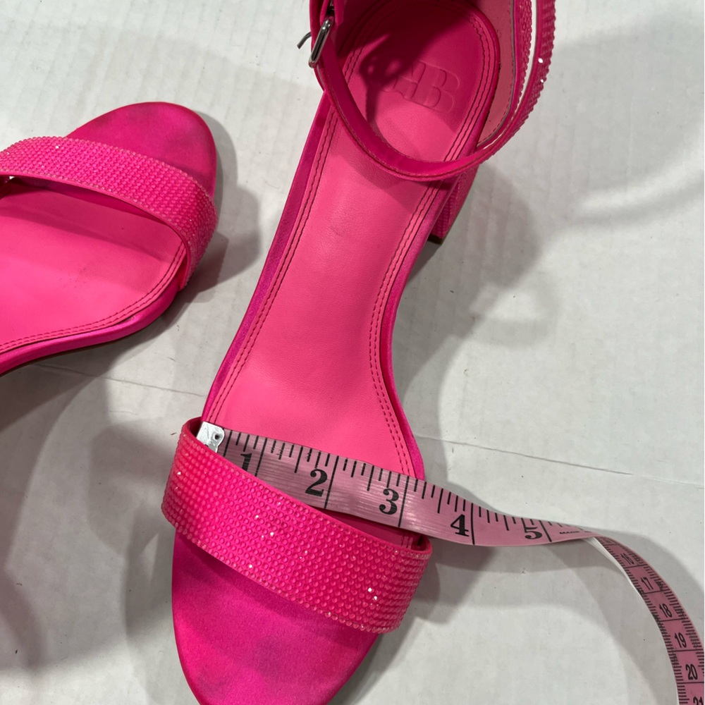 GIANNI BINI BLING OUT RHINESTONE EMBELLISHED HEEL - Picture 14 of 15